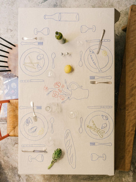 Paint Your Own Thanksgiving Tablecloth