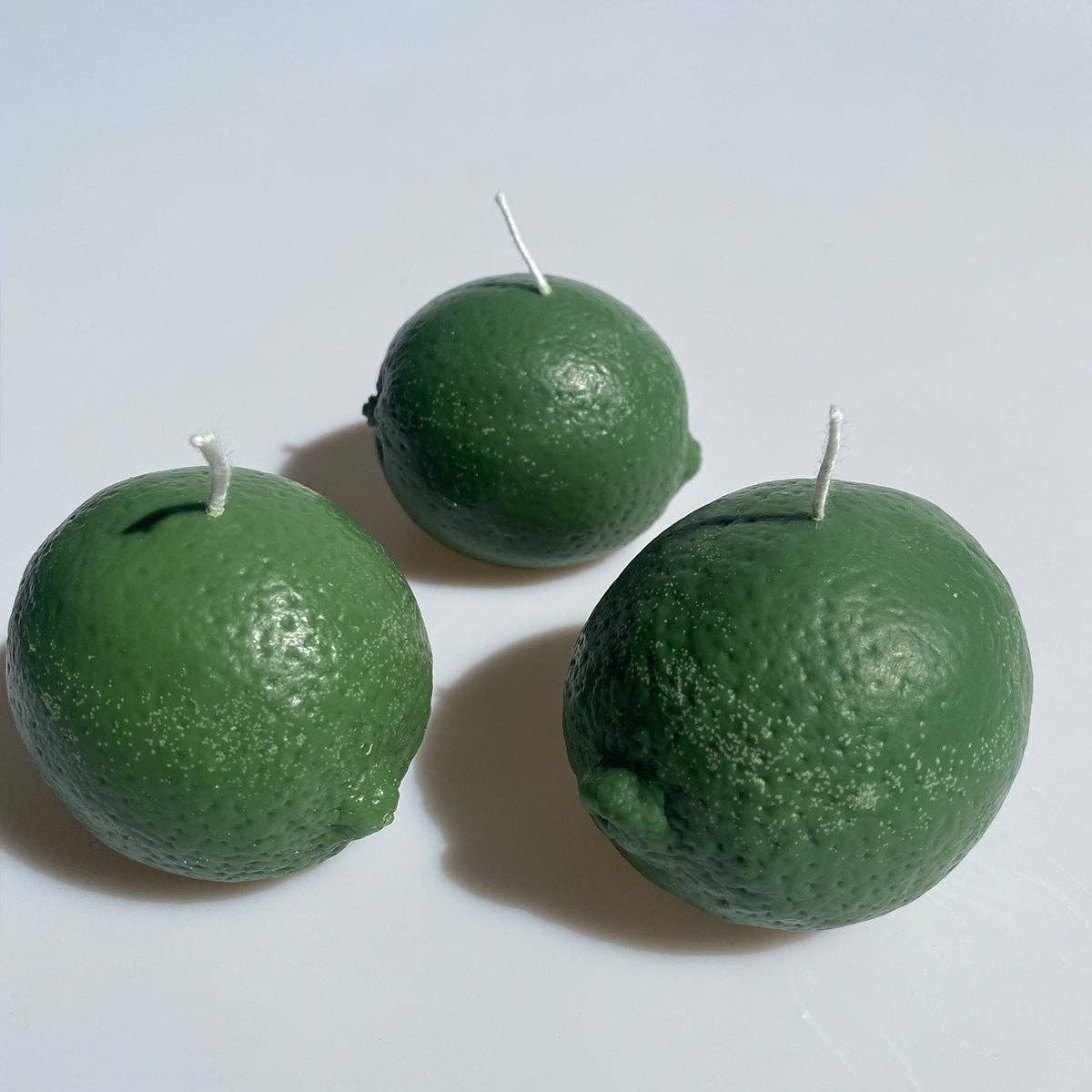 Lime Candle: Green / Lime & Coconut / Single Lime