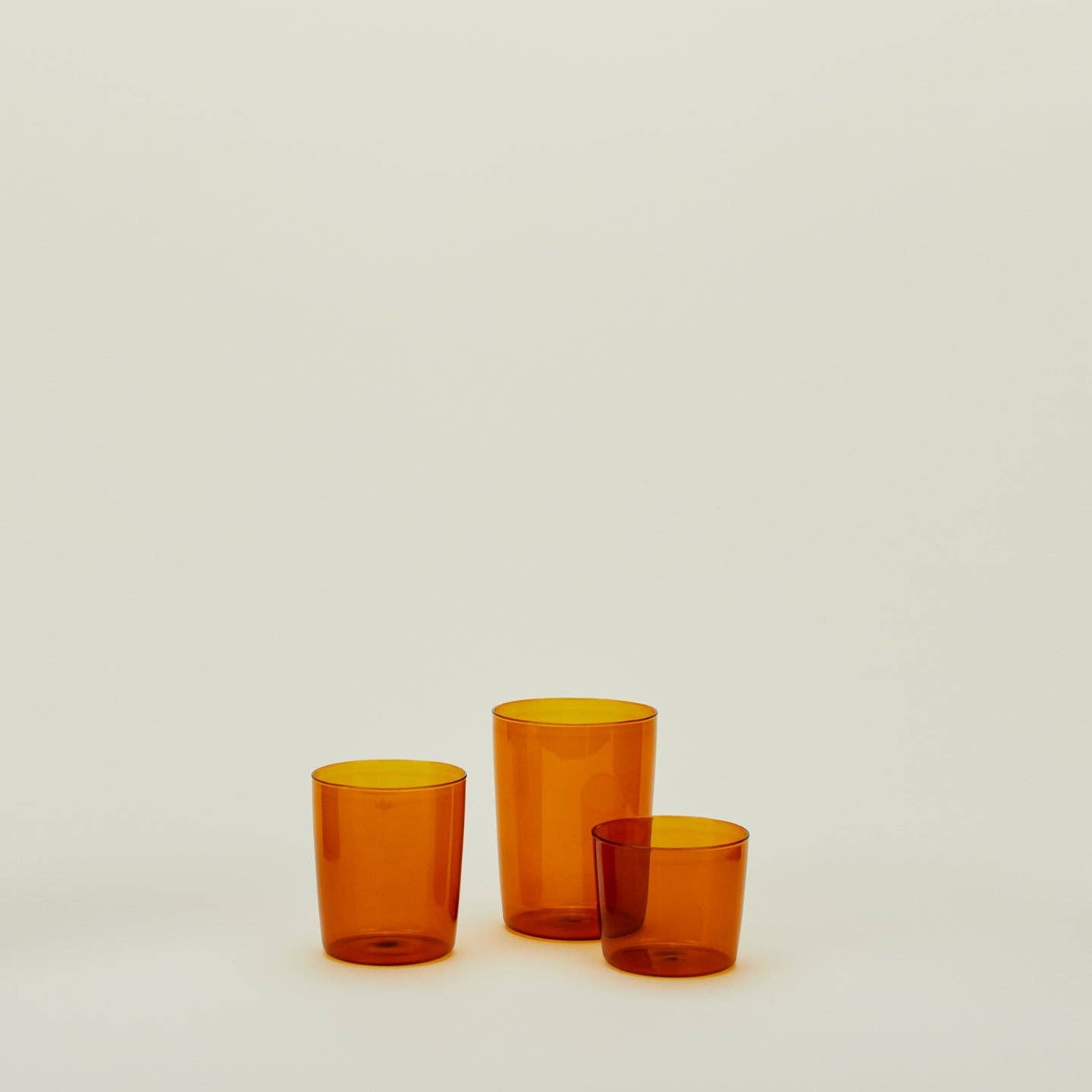 ESSENTIAL GLASSWARE - SET OF 4, TERRACOTTA: MEDIUM