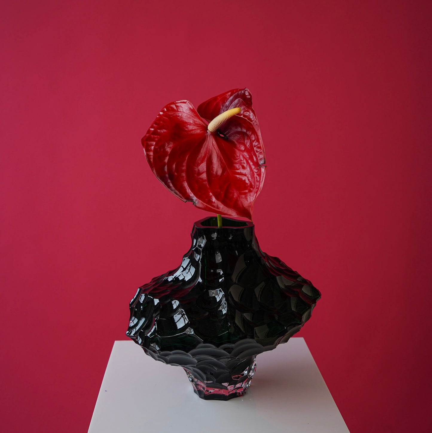 Obelist glass vase