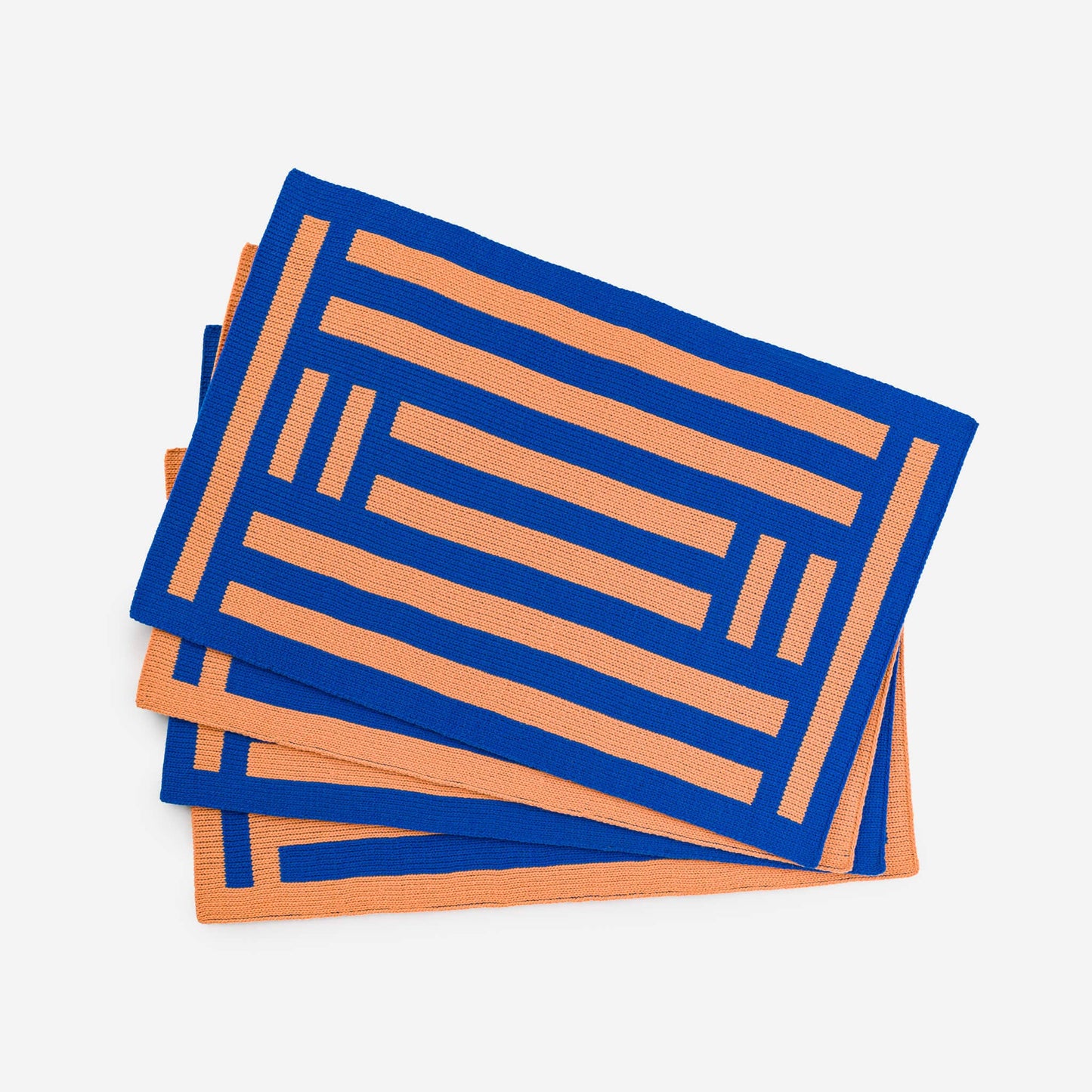 Columns Placemat Set: Cobalt