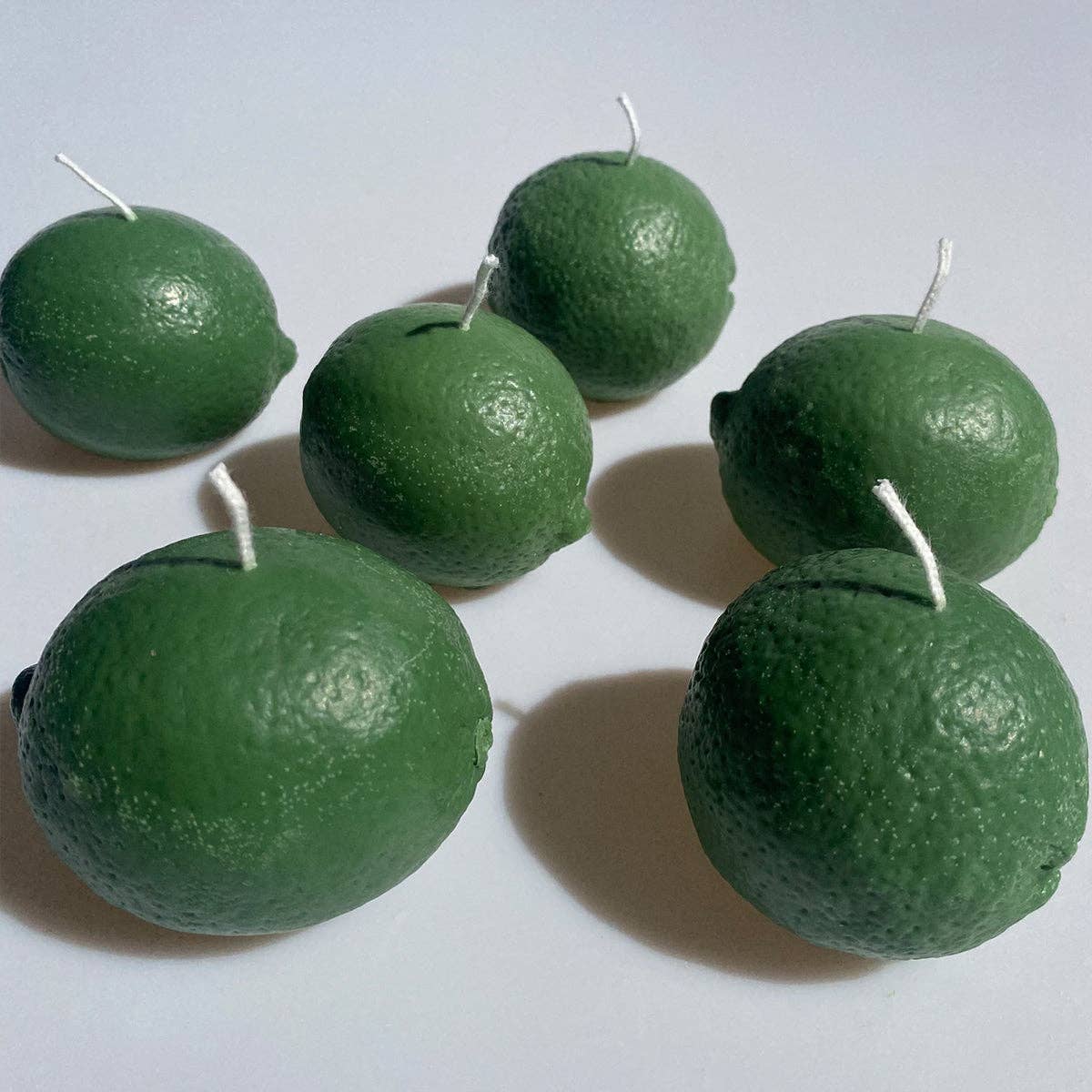 Lime Candle: Green / Lime & Coconut / Single Lime