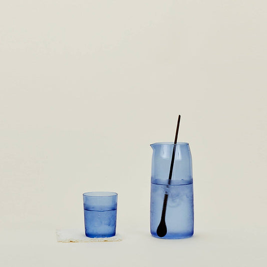 ESSENTIAL GLASSWARE - PITCHERS: BLUE