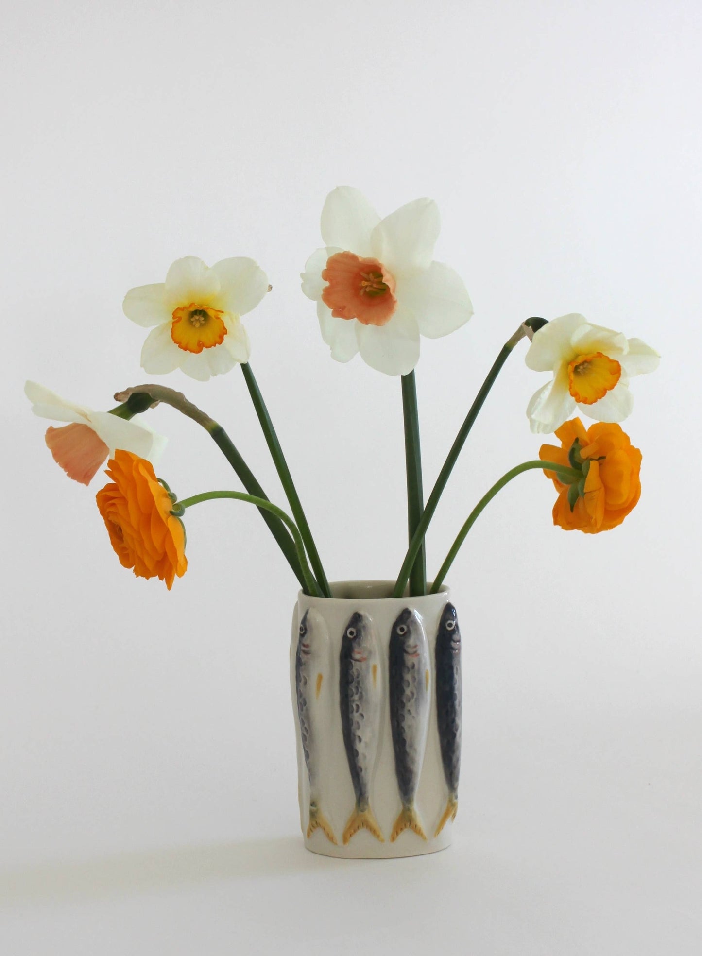 Porcelain Sardine Vase