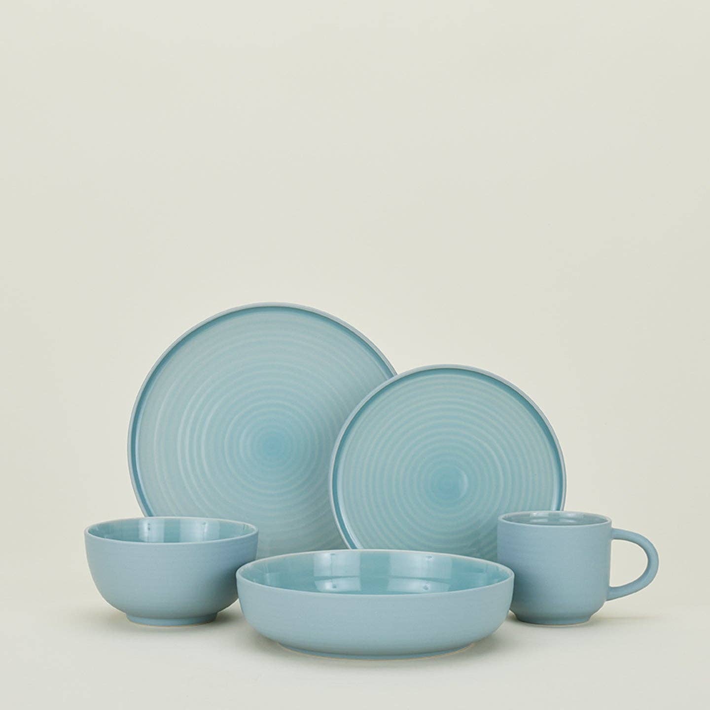ESSENTIAL LOW BOWL - SET OF 4, SKY