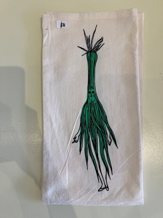 Screen printed tea towels by coco