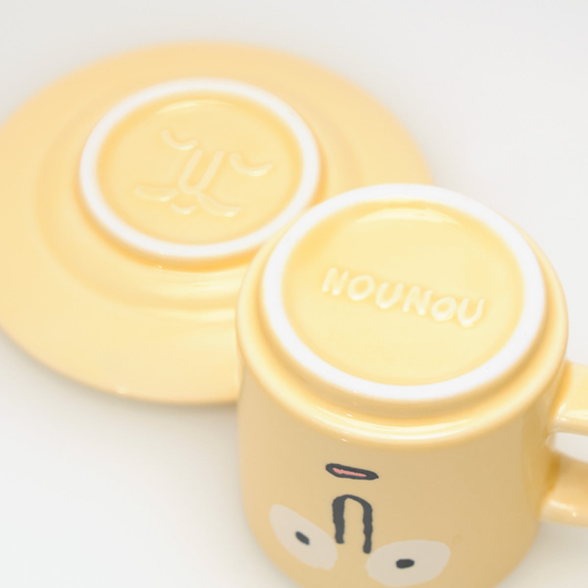 Beige/yellow Nou Nou espresso cup