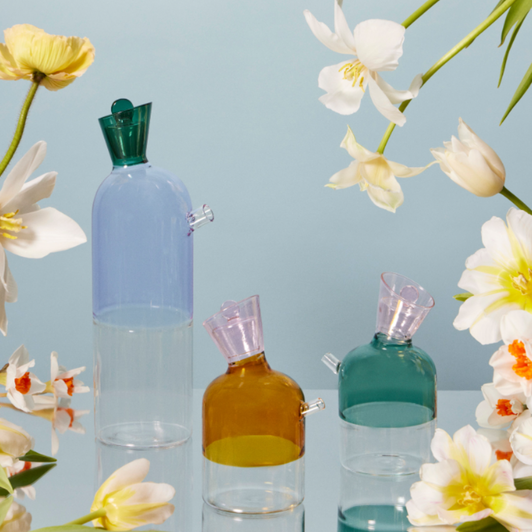 Whimsical Water Carafe: Lilac