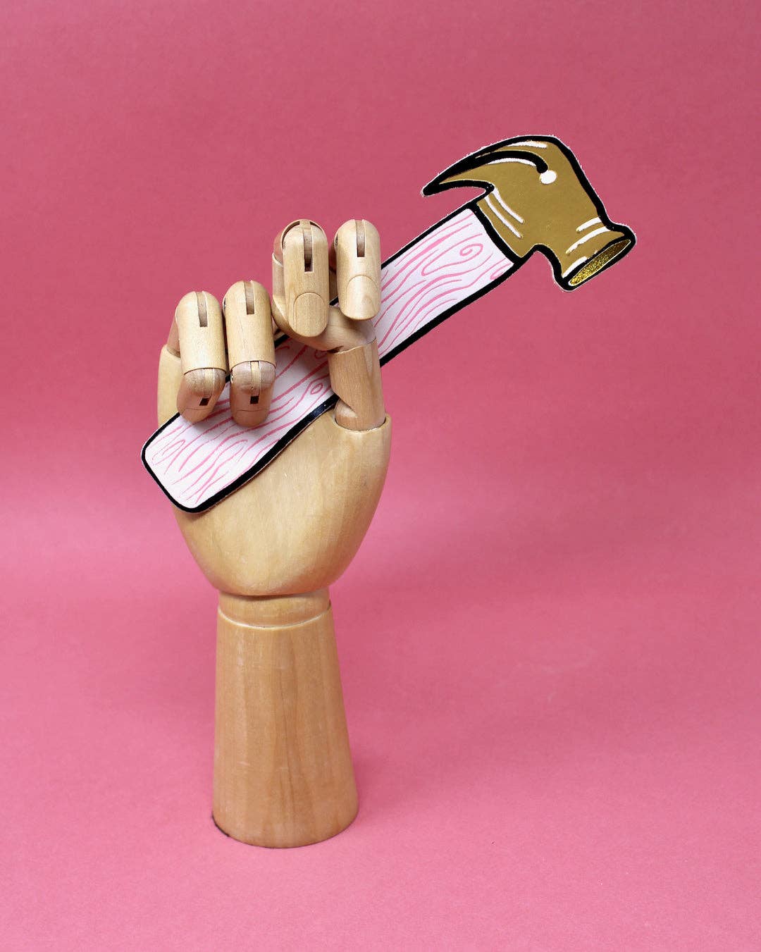 Hammer Bookmark - Pink: Pink