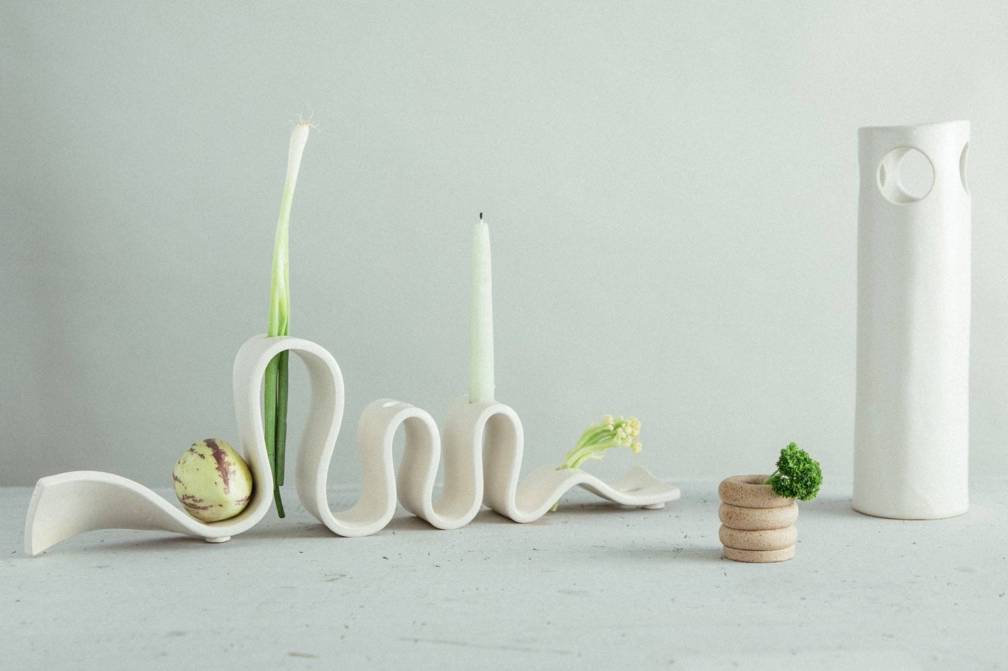 Weylyn Candelabra, Cream