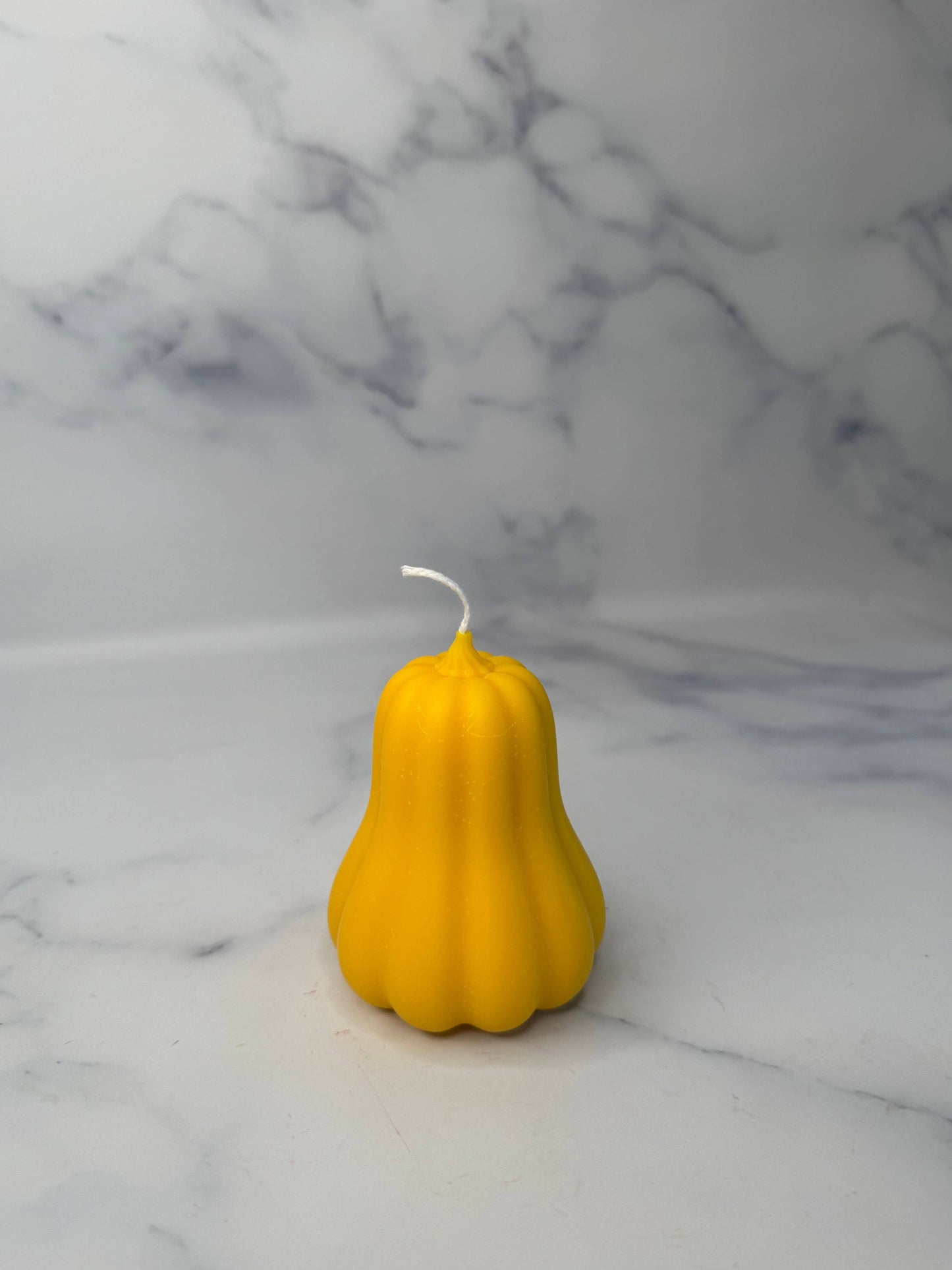Gourd Candles: Gertrude / Yellow / Unscented