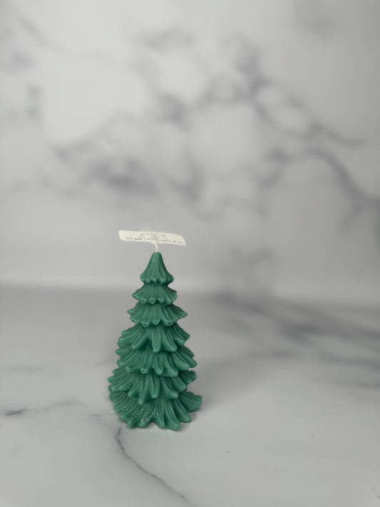 Scotch Pine Christmas Tree Candle: Green / Chill Out Eucalyptus + Peppermint + Vanilla