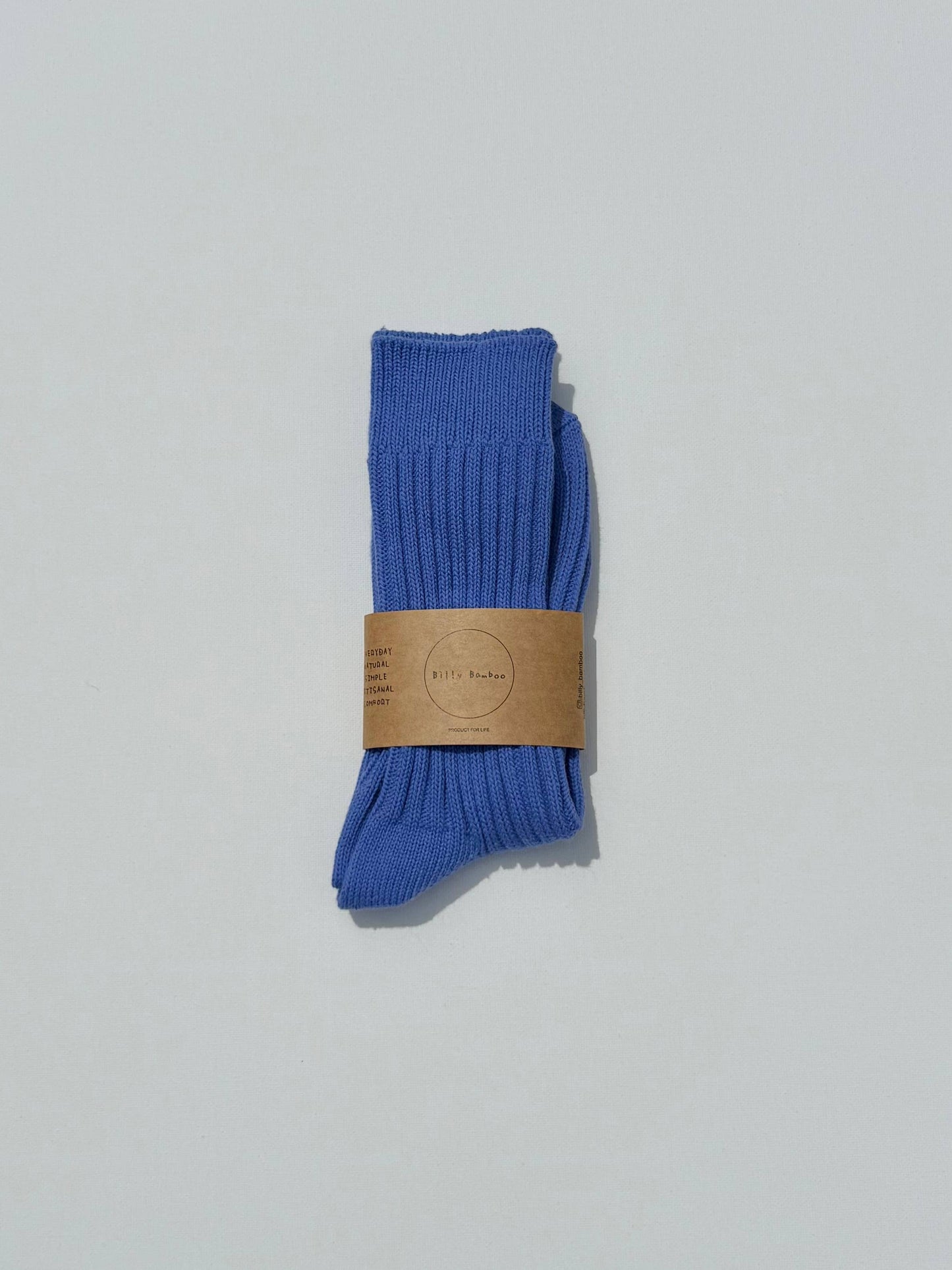 RIBBED COTTON HIGH SOCKS - Crystal bright: Red apple 🍎