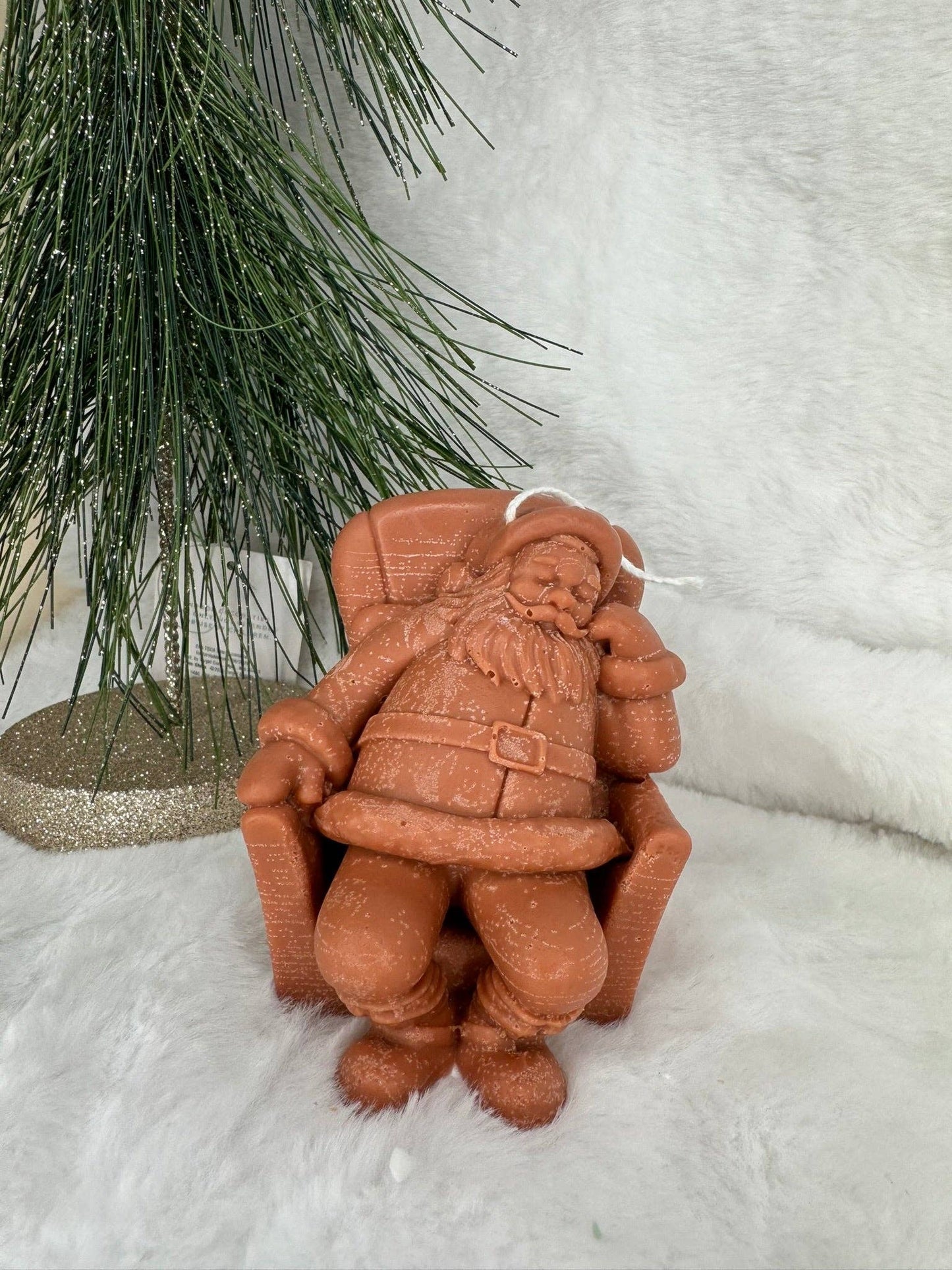 Tired Santa Candle: Nude / Morning wood Santal + Sandalwood + Coconut