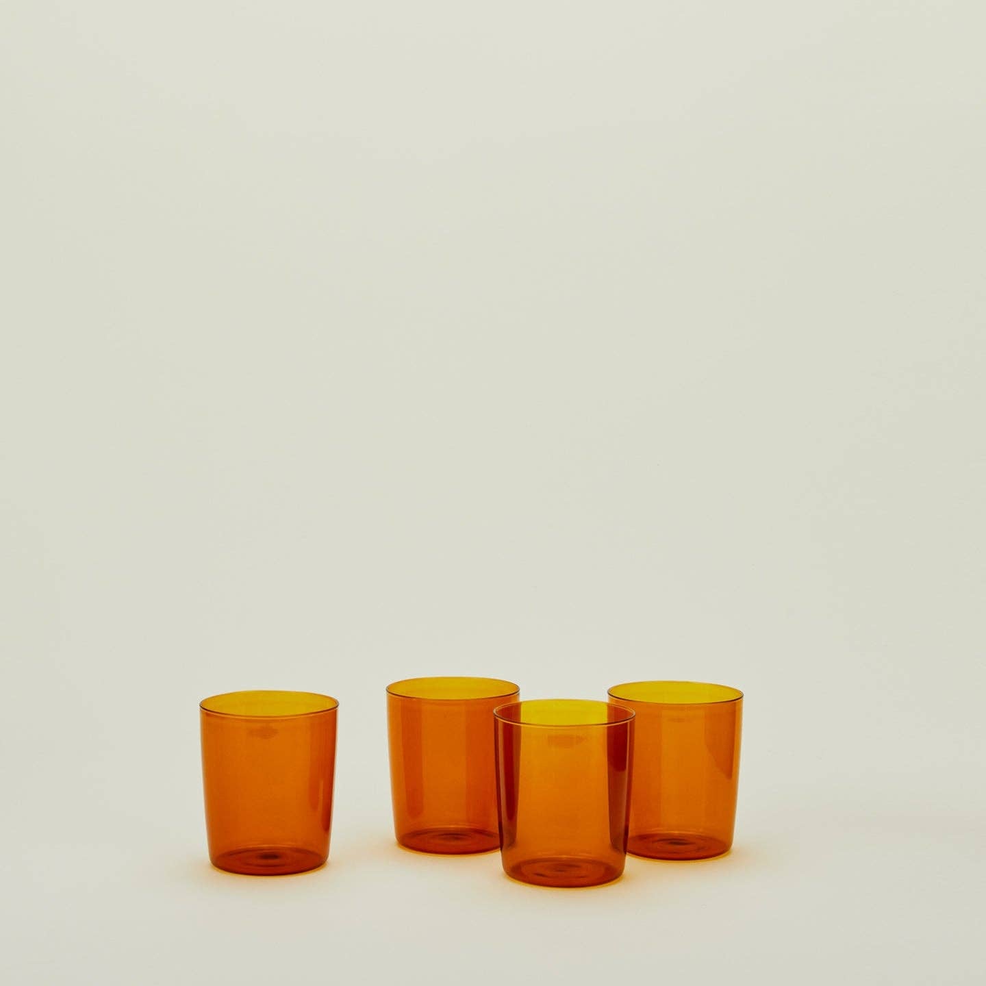 ESSENTIAL GLASSWARE - SET OF 4, TERRACOTTA: MEDIUM