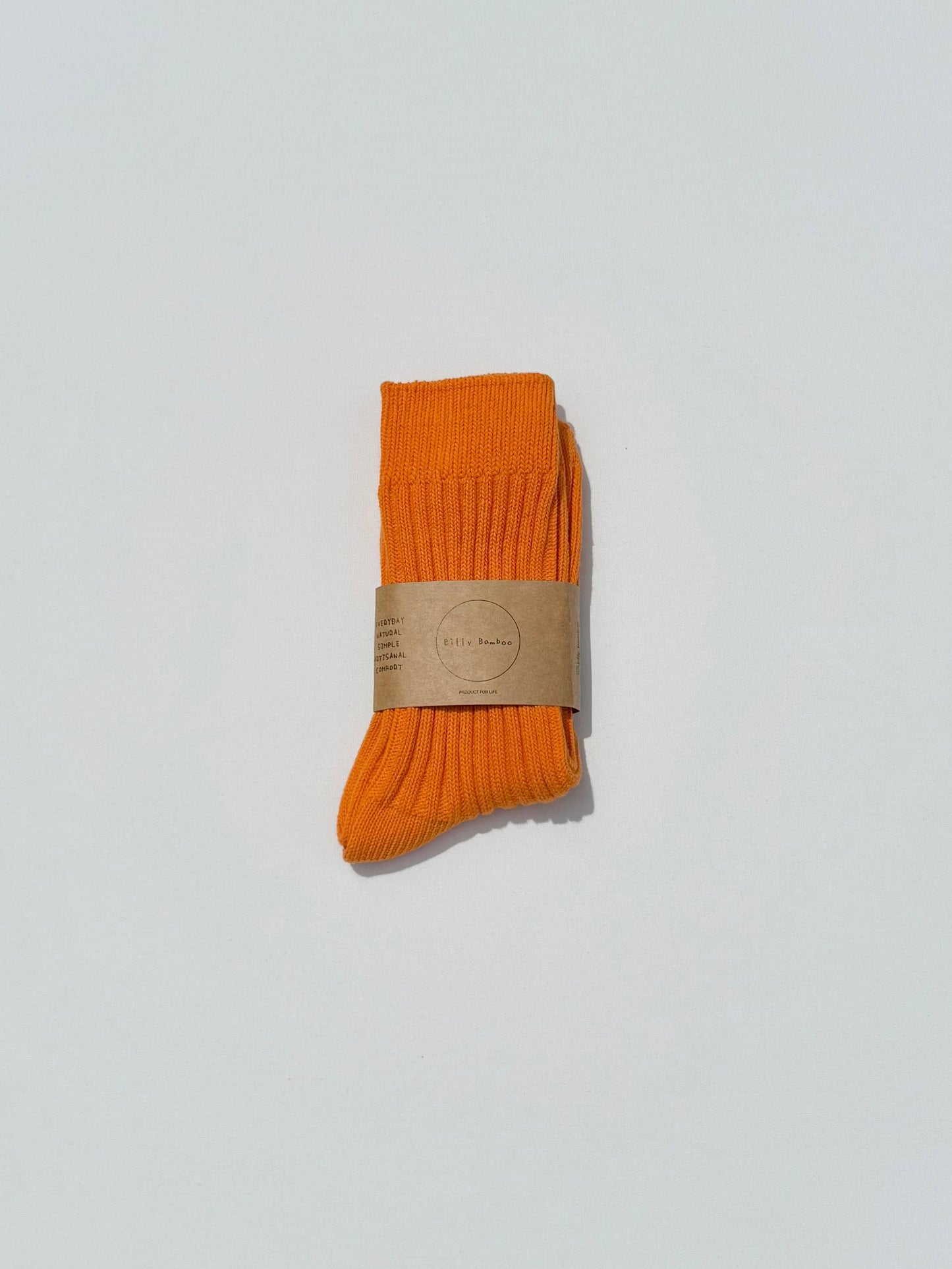 RIBBED COTTON HIGH SOCKS - Crystal bright: Red apple 🍎