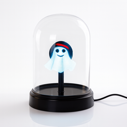 3D Hologram Fan Projector LED Light Table Lamp with Cover