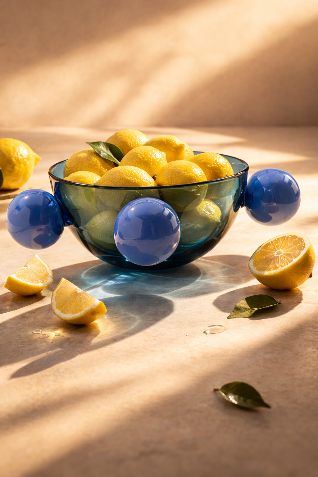 Tezon II Bowl by MESO: 4.5" H. x 11" D. / Recycled Glass