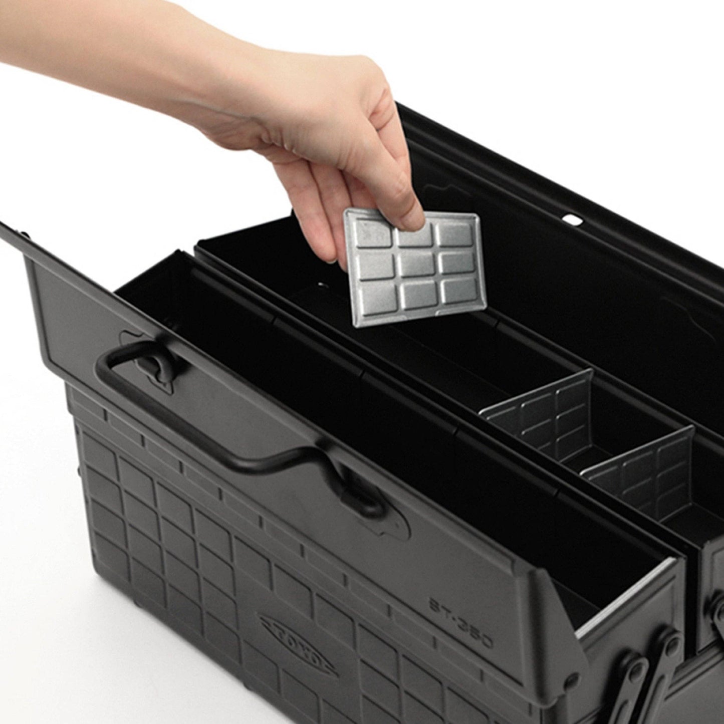 Toyo - Steel Cantilever Toolbox ST-350: Ameico Orange