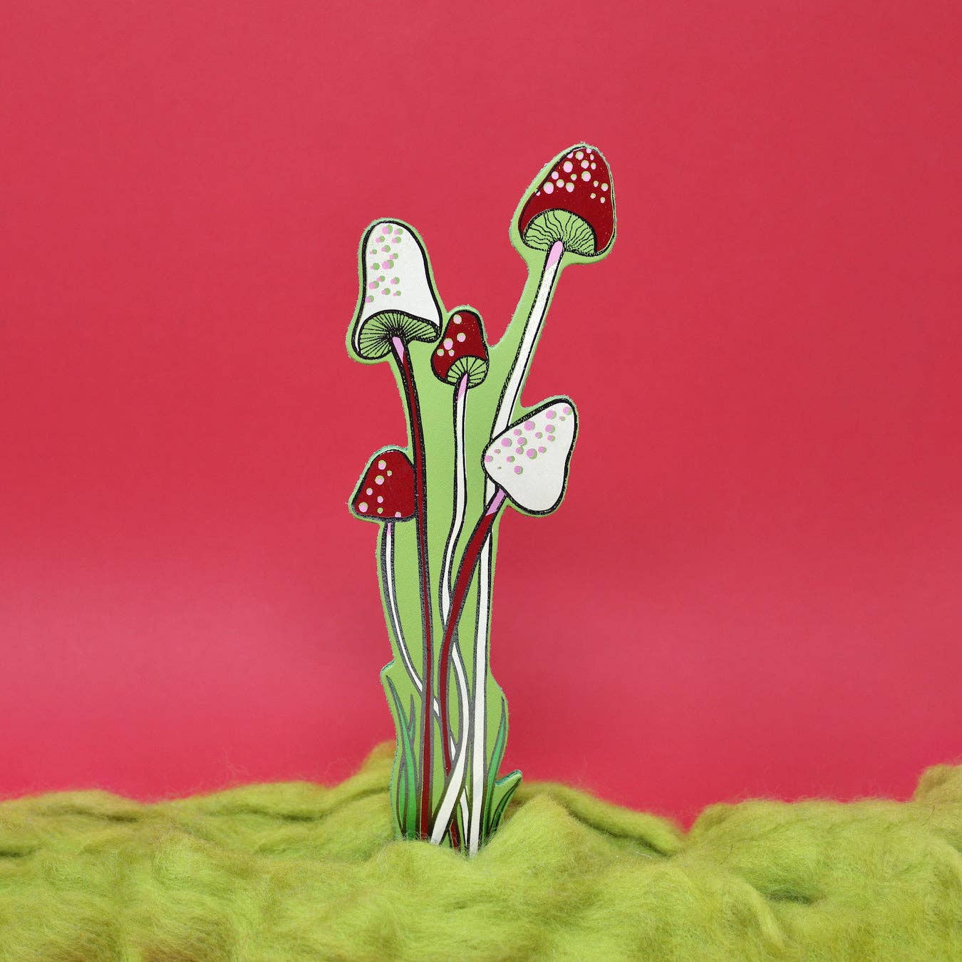Mushroom Bookmark: Buttercup Yellow