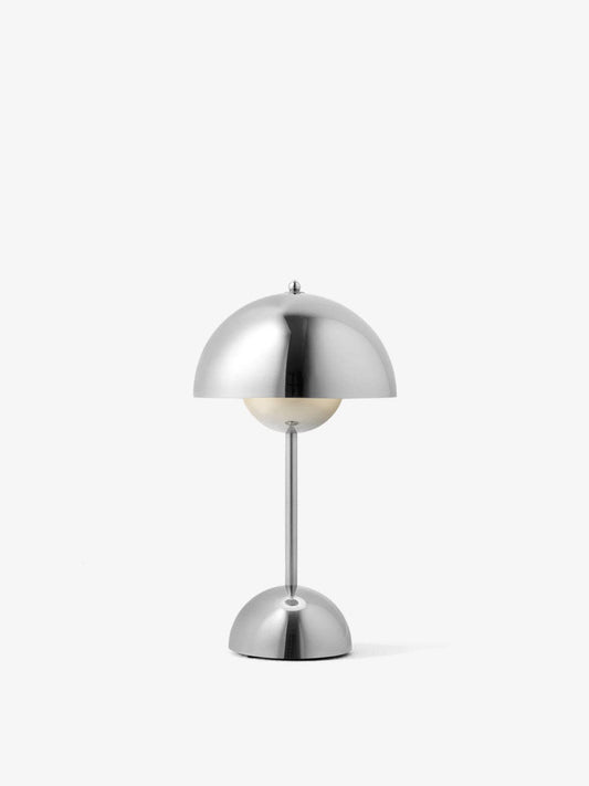 Retro Wireless Lamp: Chrome