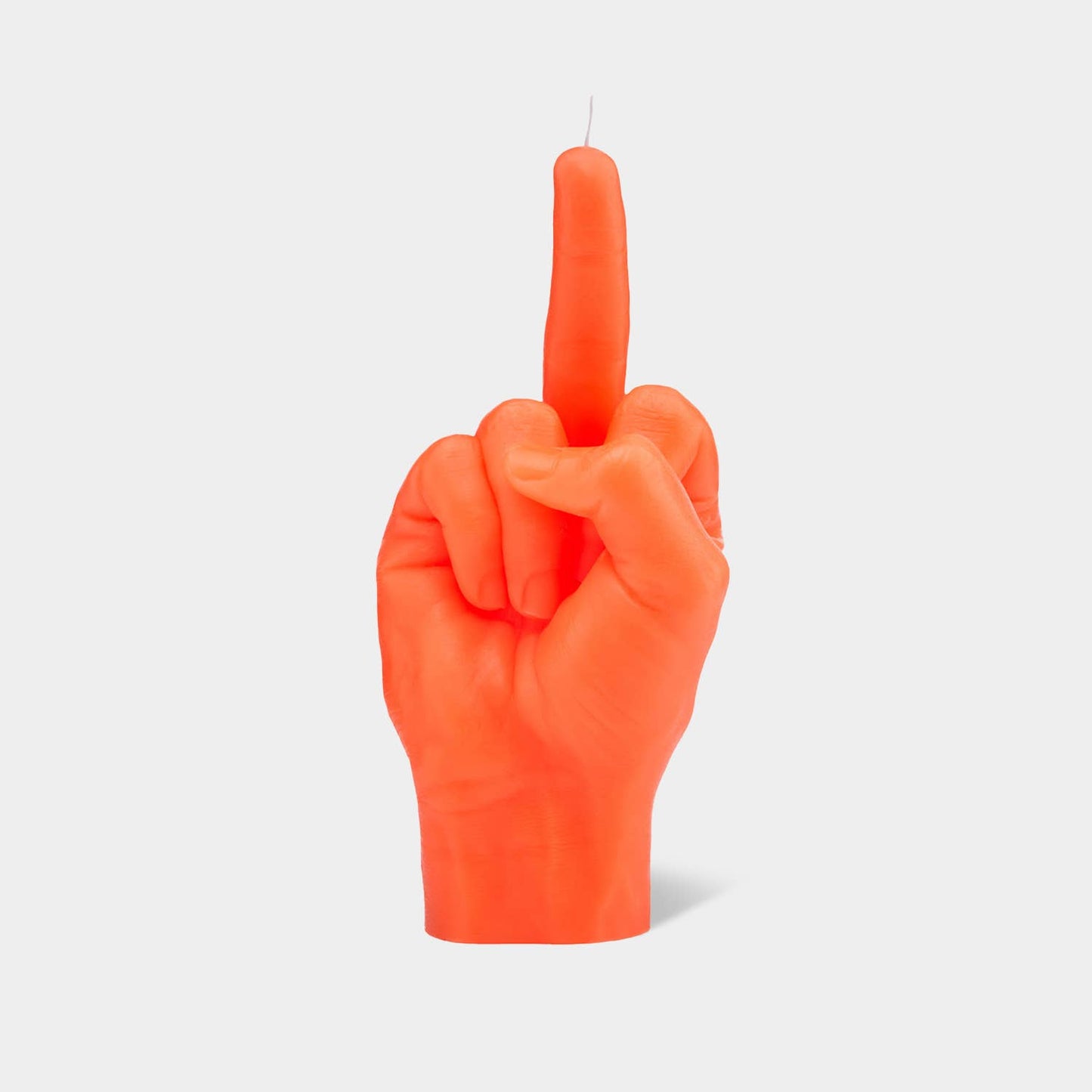 Original CandleHand F*ck You Candle - Lifesize & Full detail: Neon Orange