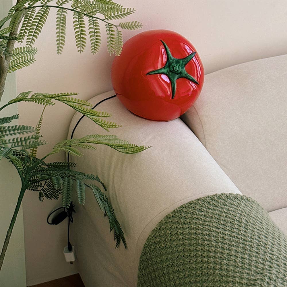 3 Color Dimmable Cute Table Lamp Night Light: Red