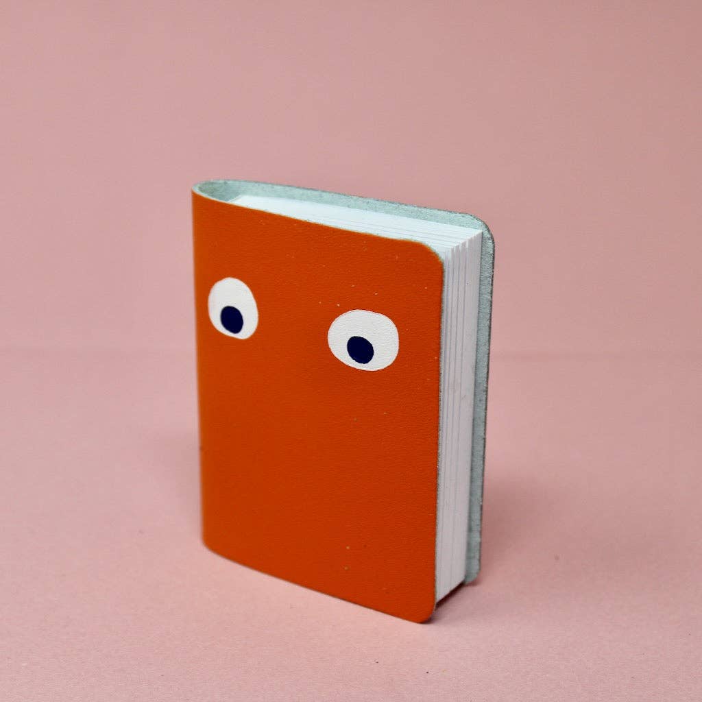 Googly Eye Mini Notebook: Red