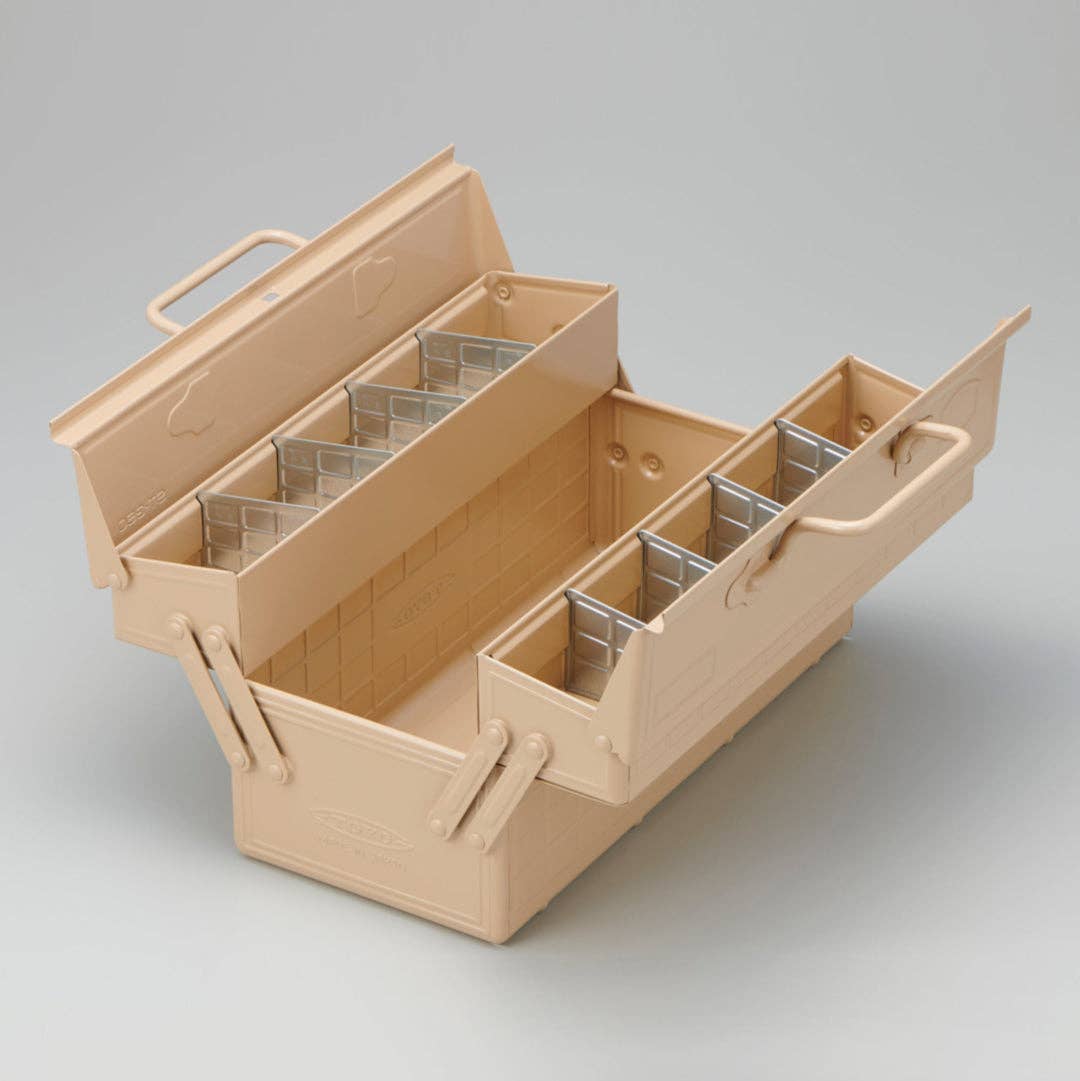 Toyo - Steel Cantilever Toolbox ST-350: Ameico Orange