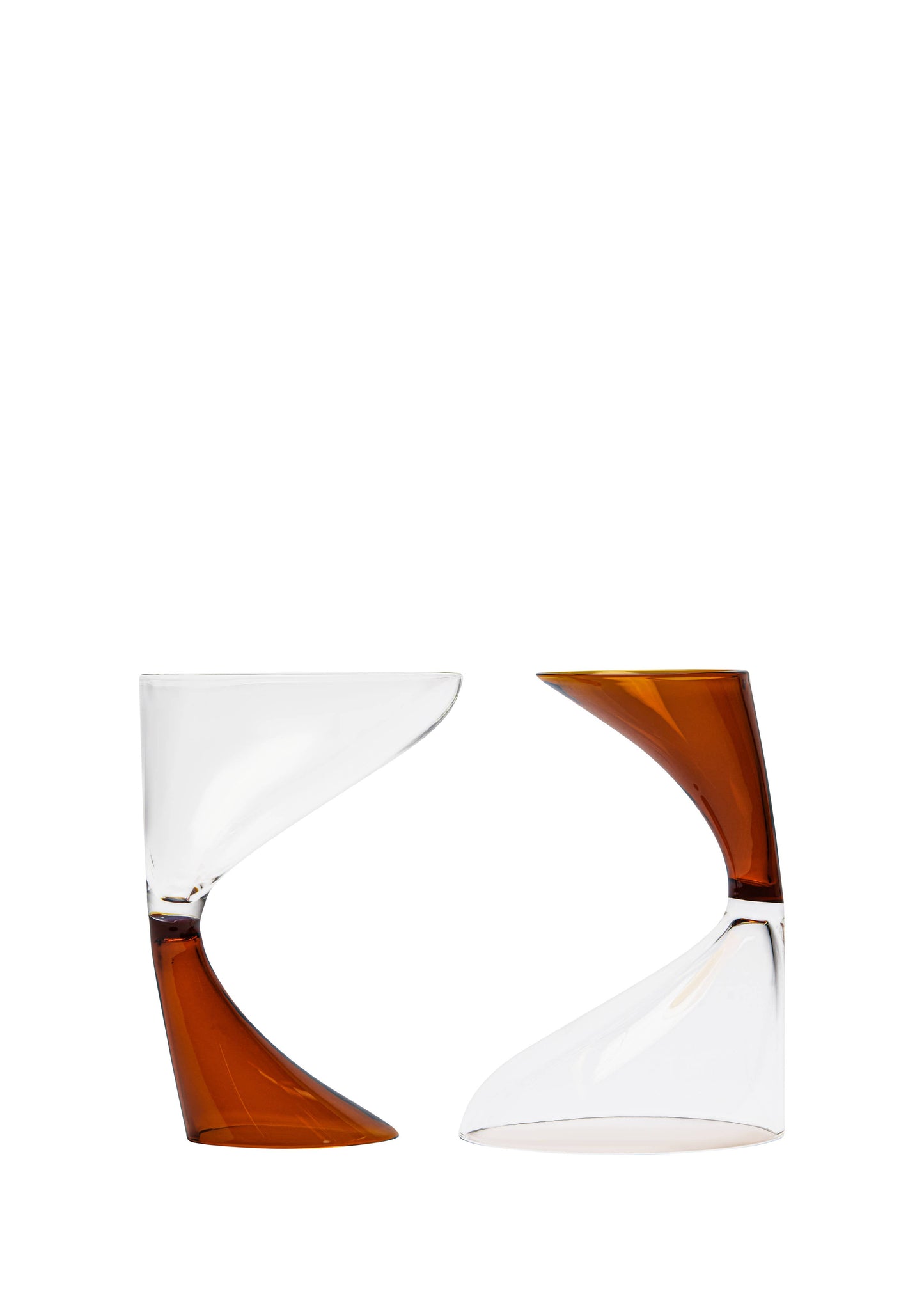 Arch Cocktail Glass Set: Blue (2)