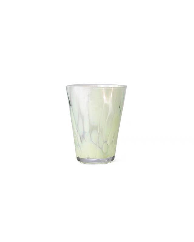 Mouth-blown Coloured Monochrome Spot Cups Case Of 10: Dandelion