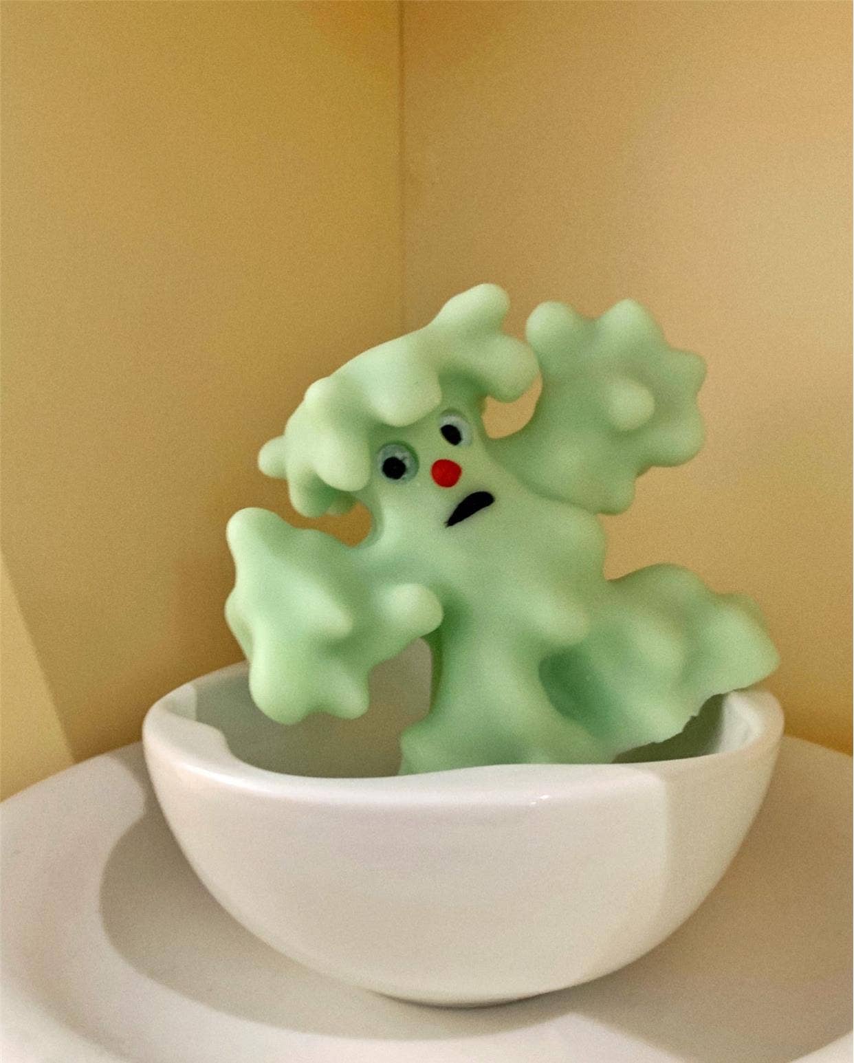 Lil Monster Halloween Decorative Soy Wax Scented Candle: Pear & Freesia