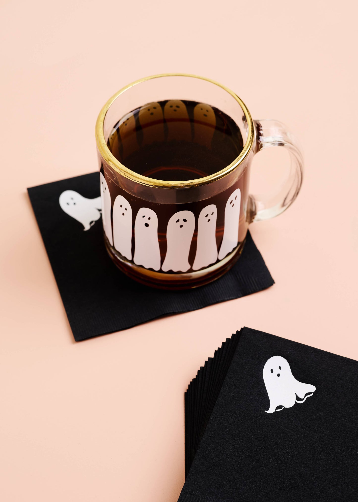 Ghost Beverage Napkin - Set of 20