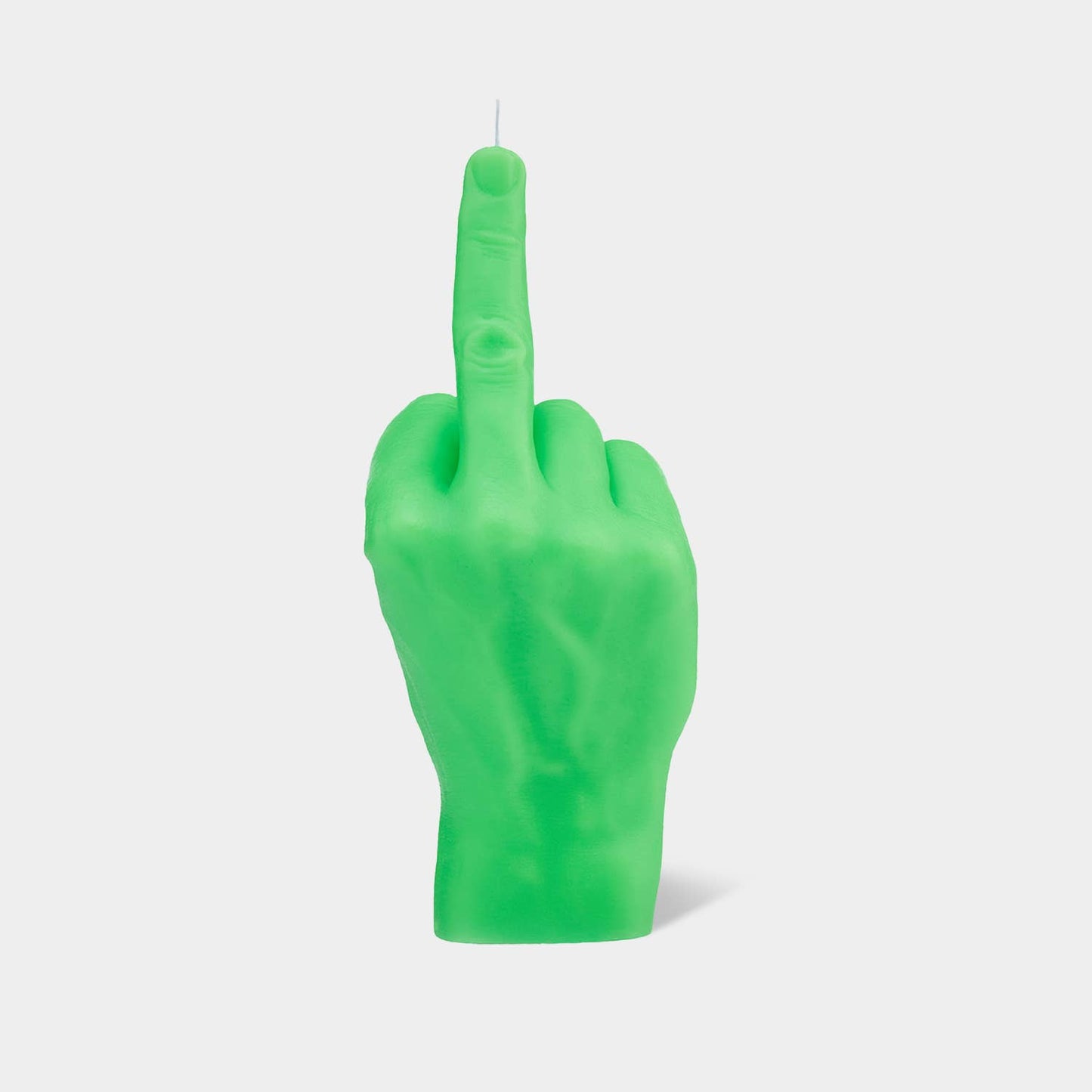 Original CandleHand F*ck You Candle - Lifesize & Full detail: Neon Green