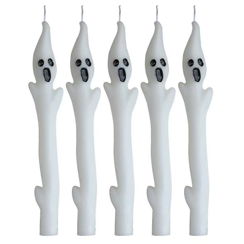 25cm Halloween Ghost Taper Candle: 2