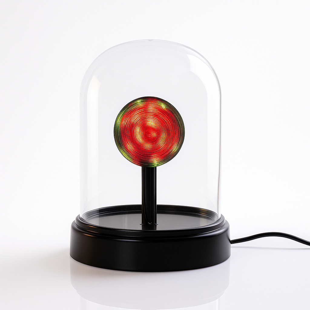 3D Hologram Fan Projector LED Light Table Lamp with Cover
